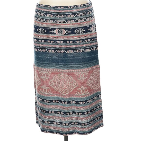 🚨 50% OFF BUNDLES! 🚨 NWT Lauren Ralph Lauren Geometric Striped Pencil Skirt - Picture 3 of 10